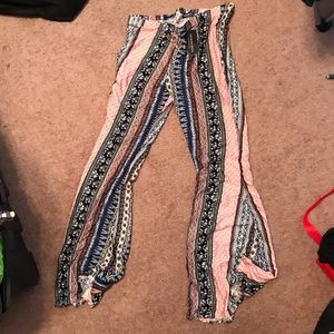 Boho print pants